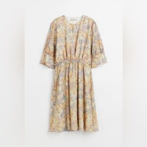 H&M Pastel Floral Long Sleeve Dress